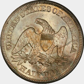 1855-O  Half Dollar reverse