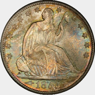 1855-O  Half Dollar obverse