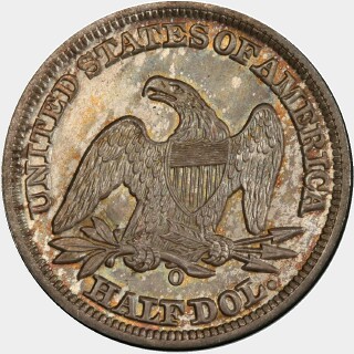 1856-O  Half Dollar reverse