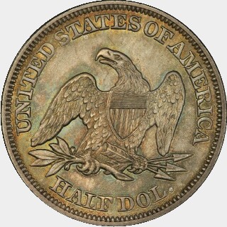 1857  Half Dollar reverse