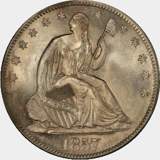 1857-O  Half Dollar obverse