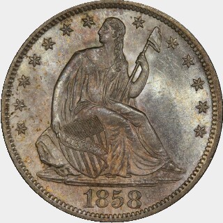 1858-S  Half Dollar obverse