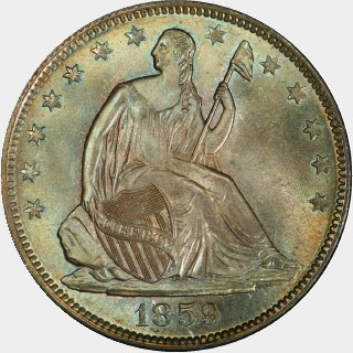 1859-O  Half Dollar obverse