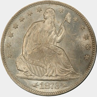 1873-S  Half Dollar obverse