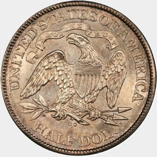 1874-CC  Half Dollar reverse