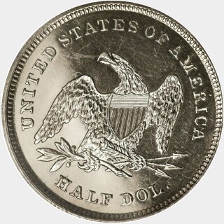 1839 Proof Half Dollar reverse