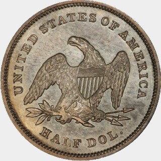 1840 Proof Half Dollar reverse