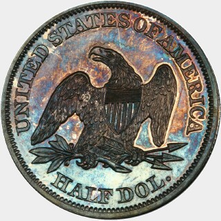 1846 Proof Half Dollar reverse