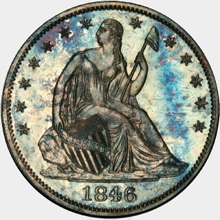 1846 Proof Half Dollar obverse