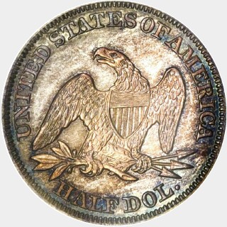 1850 Proof Half Dollar reverse