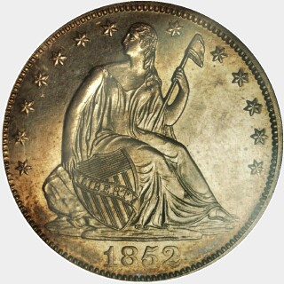 1852 Proof Half Dollar obverse