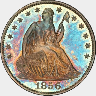 1856 Proof Half Dollar obverse