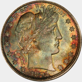 1892  Half Dollar obverse