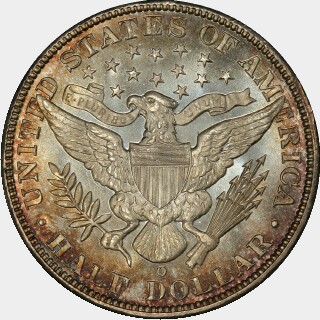1892-O  Half Dollar reverse
