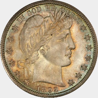 1892-O  Half Dollar obverse
