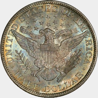 1892-S  Half Dollar reverse