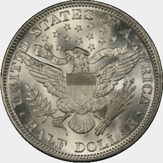 1893  Half Dollar reverse