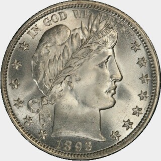 1893  Half Dollar obverse