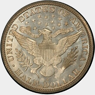 1893-O  Half Dollar reverse