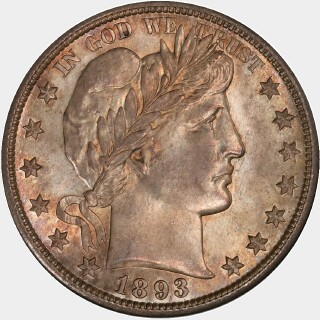 1893-S  Half Dollar obverse
