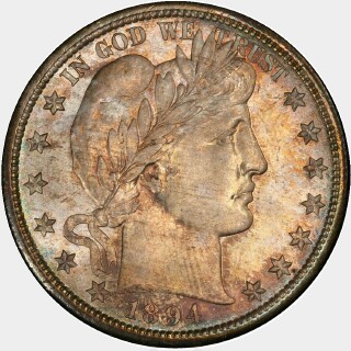 1894-S  Half Dollar obverse