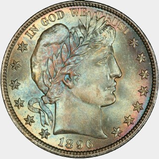 1896  Half Dollar obverse