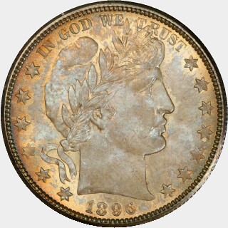 1896-O  Half Dollar obverse