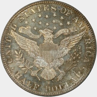 1896-S  Half Dollar reverse