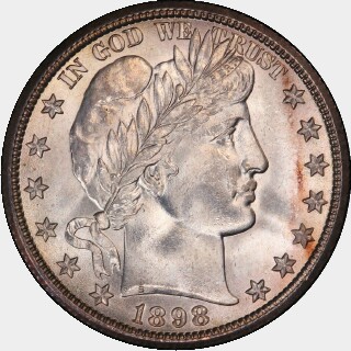 1898-O  Half Dollar obverse