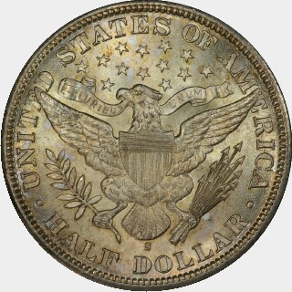 1898-S  Half Dollar reverse