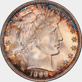 1899  Half Dollar obverse