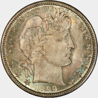 1899-S  Half Dollar obverse