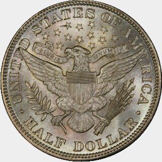 1900  Half Dollar reverse