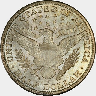 1900-S  Half Dollar reverse