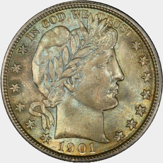 1901  Half Dollar obverse