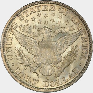 1901-O  Half Dollar reverse