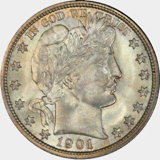 1901-O  Half Dollar obverse