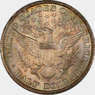 1901-S  Half Dollar reverse