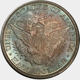 1902  Half Dollar reverse