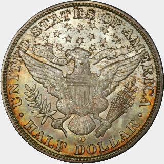 1902-O  Half Dollar reverse