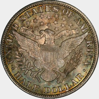 1904-S  Half Dollar reverse