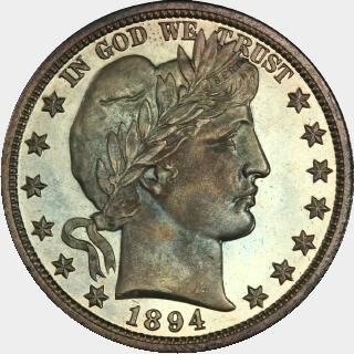 1894 Proof Half Dollar obverse