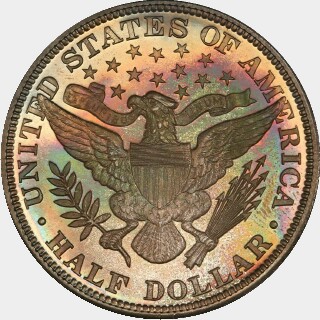 1900 Proof Half Dollar reverse
