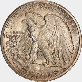 1916-S  Half Dollar reverse