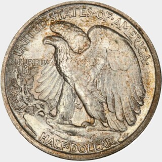 1917-D  Half Dollar reverse