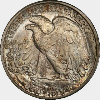 1918  Half Dollar reverse