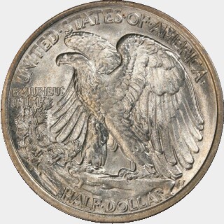 1919-D  Half Dollar reverse