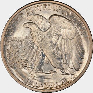 1920  Half Dollar reverse