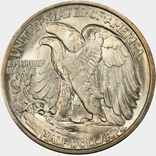 1920-S  Half Dollar reverse