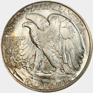 1927-S  Half Dollar reverse